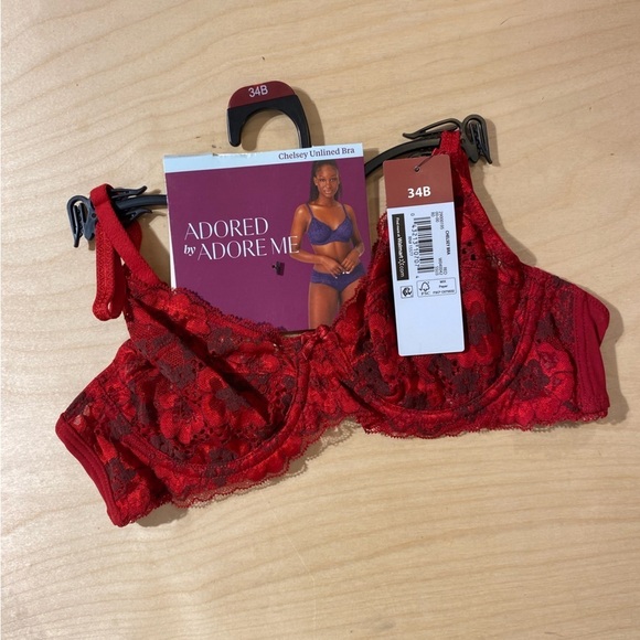 Adored by Adore Me Chelsey Unlined Bra 34B (IX) - Picture 1 of 11